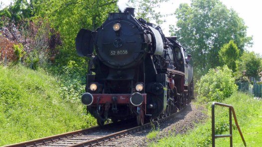 Historische Eisenbahn Else zu Besuch im Ort