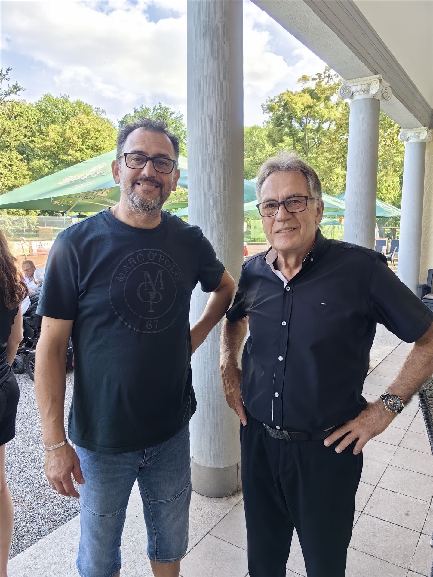 Der Chef  linke und Ulli rechts