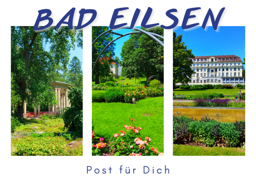 Postkarte Bad Eilsen Kurpark 3