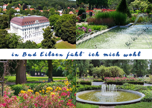 Postkarte Bad Eilsen Kurpark 2